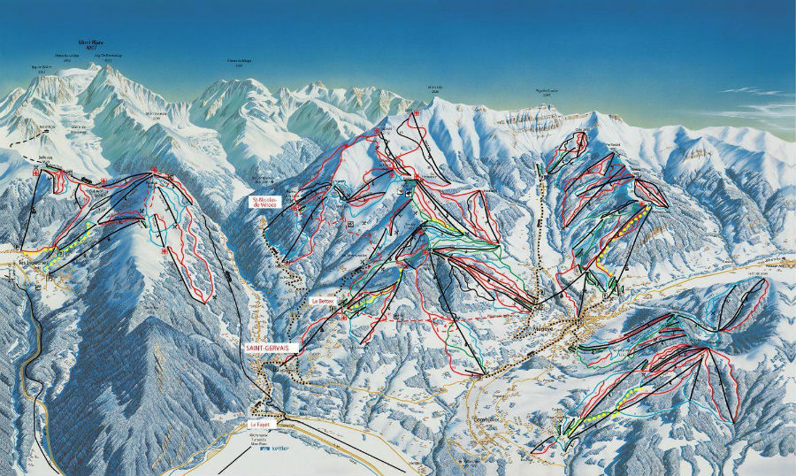PLAN DU DOMAINE SKIABLE